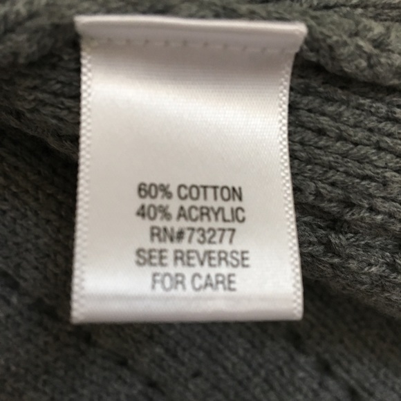 Sonoma Grey Short Sleeve Sweater Button Large - Picture 5 of 5